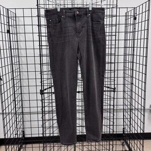 Liverpool Skinny High Rise Ankle Black Jeans Size 10